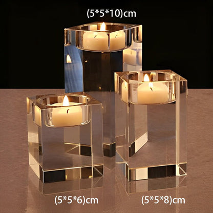 Personalized Photo Engraved Crystal Candelabra - Imprix